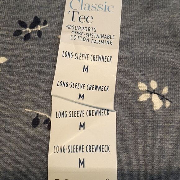 Croft and Barrow Long Sleeve Crew Neck Tee - Picture 5 of 7